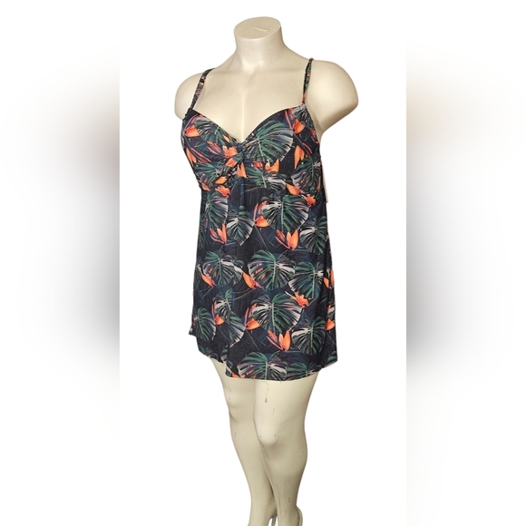 Swimsuits For All Other - NWT Swimsuits For All Sweetheart Front Tie Swim Dress, 20W D/DD Tropical…